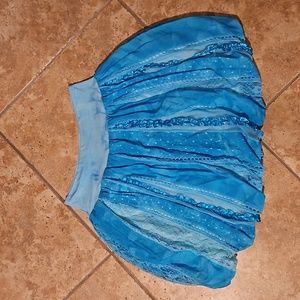 Handmade Turquoise Bubbleskirt